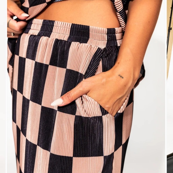 Lala check shirt and skirt set - Picture 4 of 4